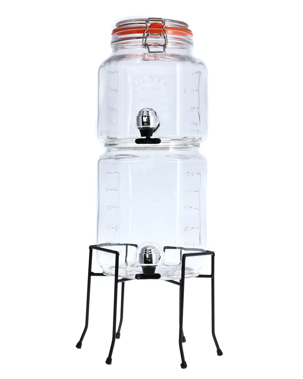 Image - Kilner Stackable Jar Set With Taps & Stand, Clear