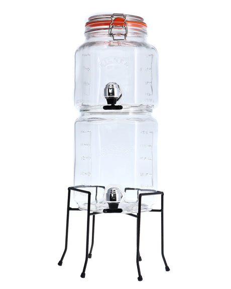Image - Kilner Stackable Jar Set With Taps & Stand, Clear