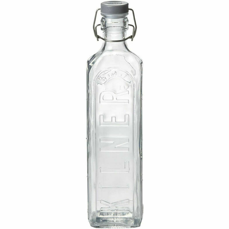 Image - Kilner Clip Top Bottle, 1L, Transparent