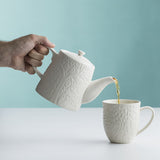 Mason Cash In The Forest Teapot, 1L, White