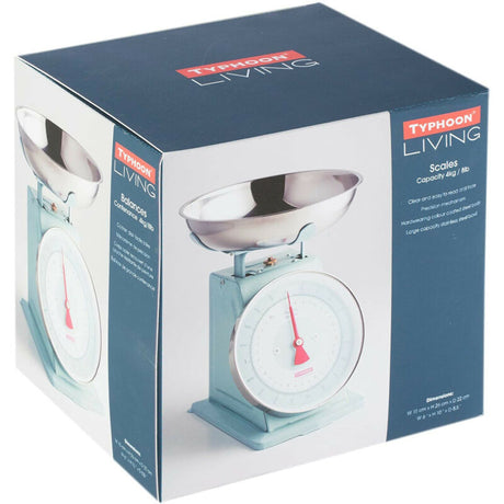 Typhoon Living Stainless Steel Scales, 1100ml, Blue