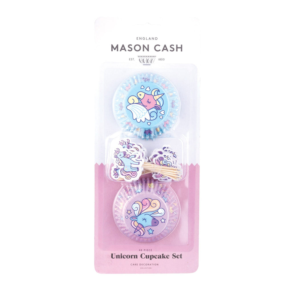 Image - Mason Cash Unicorn Set 48 Cupcake Cases And Toppers