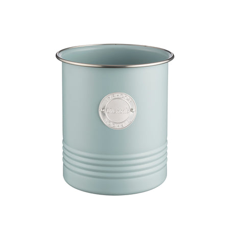 Typhoon Living Steel Utensil Pot, Blue