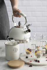 Image - Livng Stove Top Kettle 2 .5L Cream