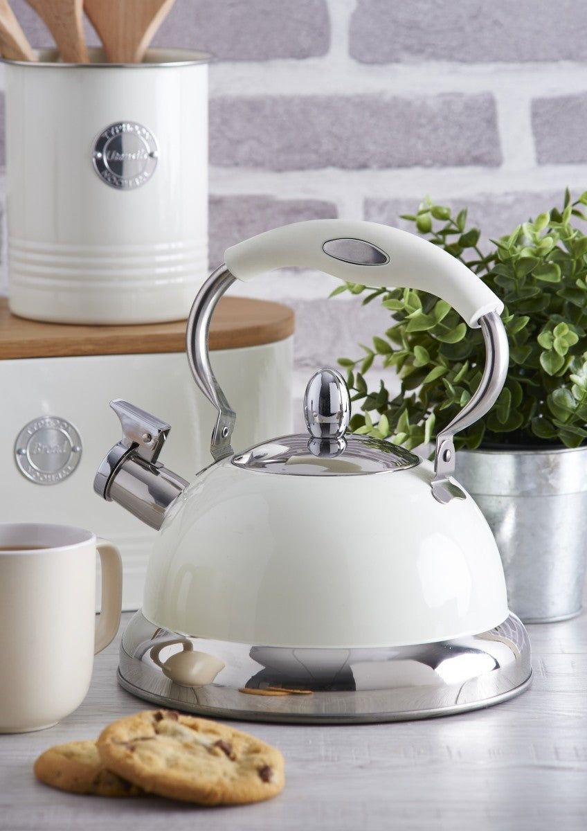Image - Livng Stove Top Kettle 2 .5L Cream