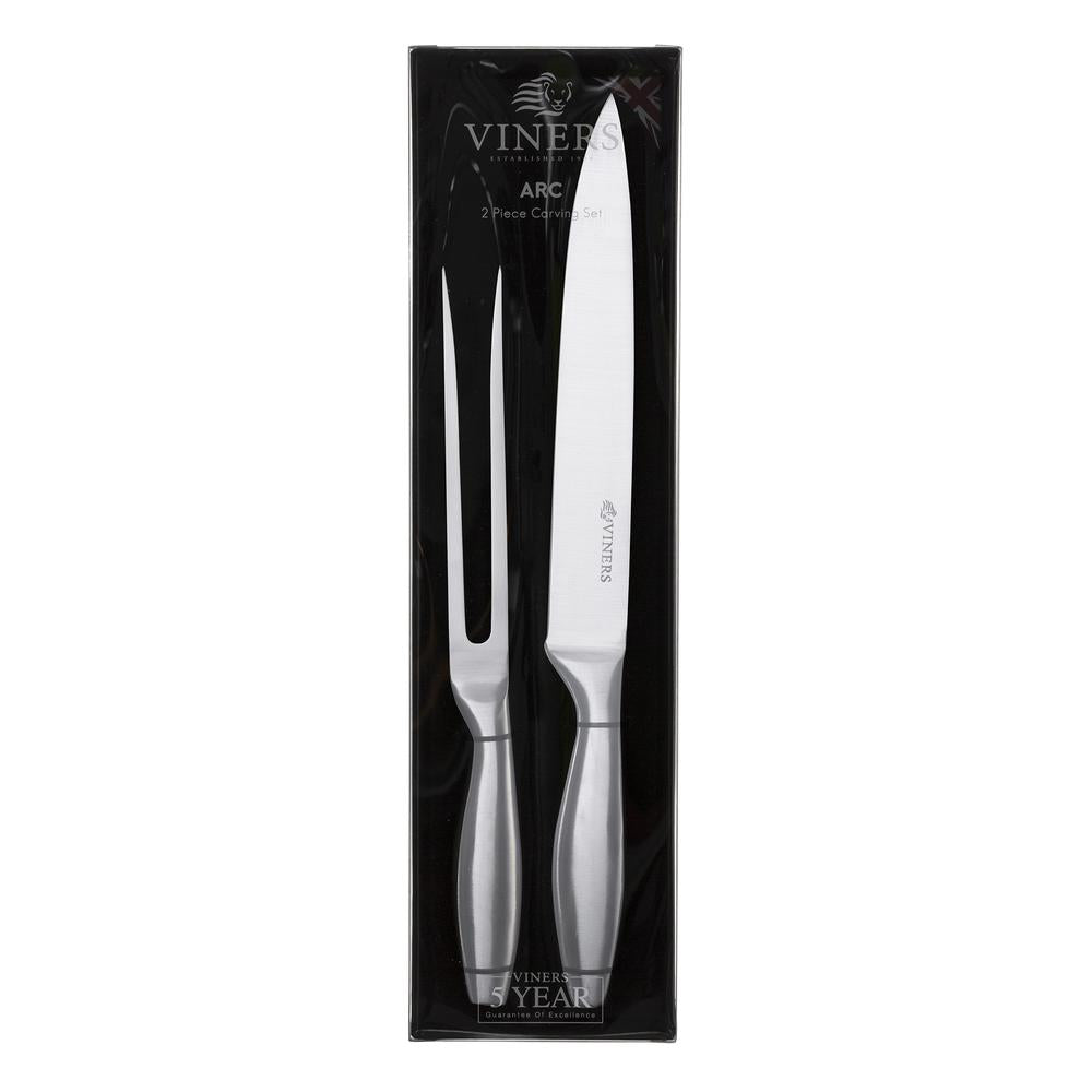 Image - Viners Arc 2pc Carving Knife and Fork Set