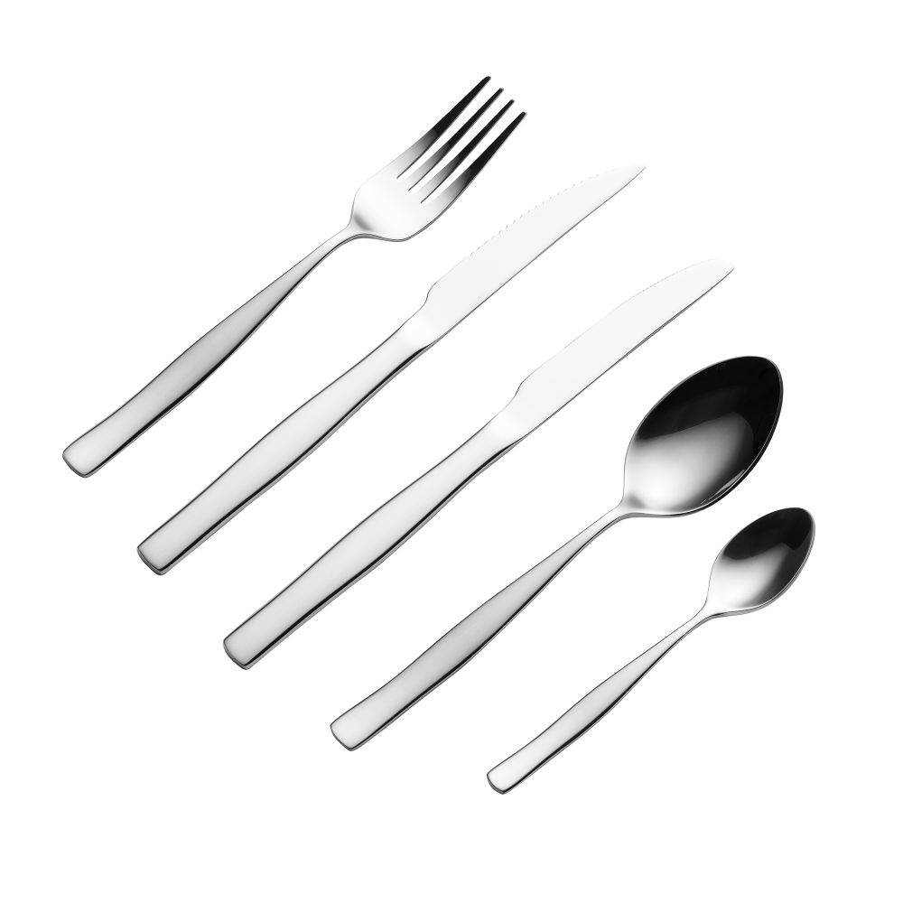 Image - Viners Harmony 18.0 Cutlery Set with 4 Free Steak Knives in Gift Box, Stainless Steel