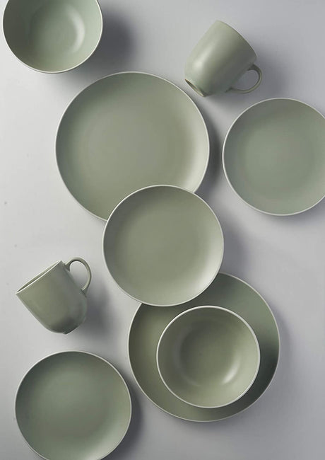 Mason Cash Classic Collection Dinner Set, Set of 12, Green