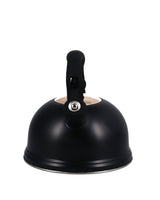 Typhoon Otto Whistling Kettle, 2L, Black