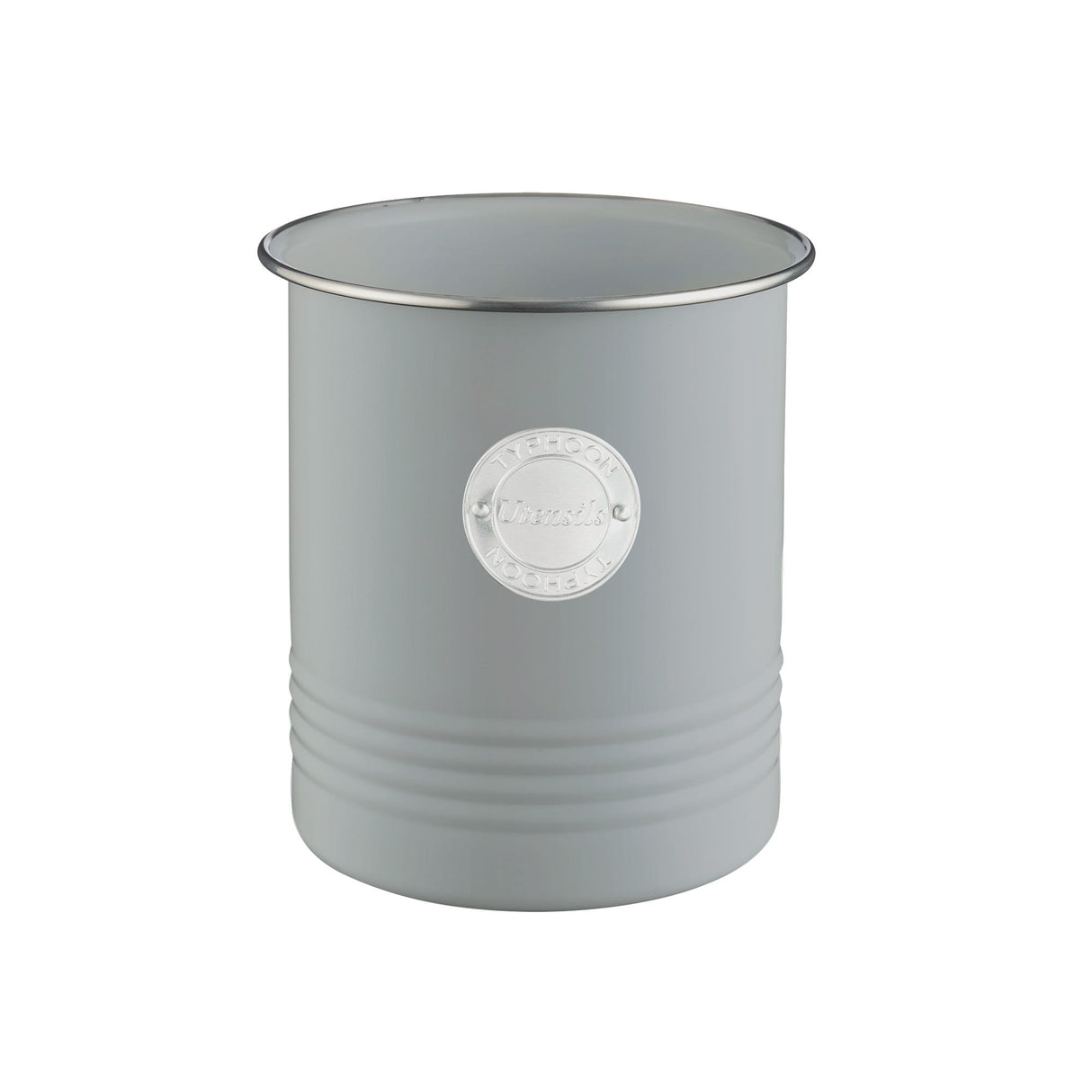 Typhoon Living Carbon Steel Utensil Jar, 1.7L, Grey