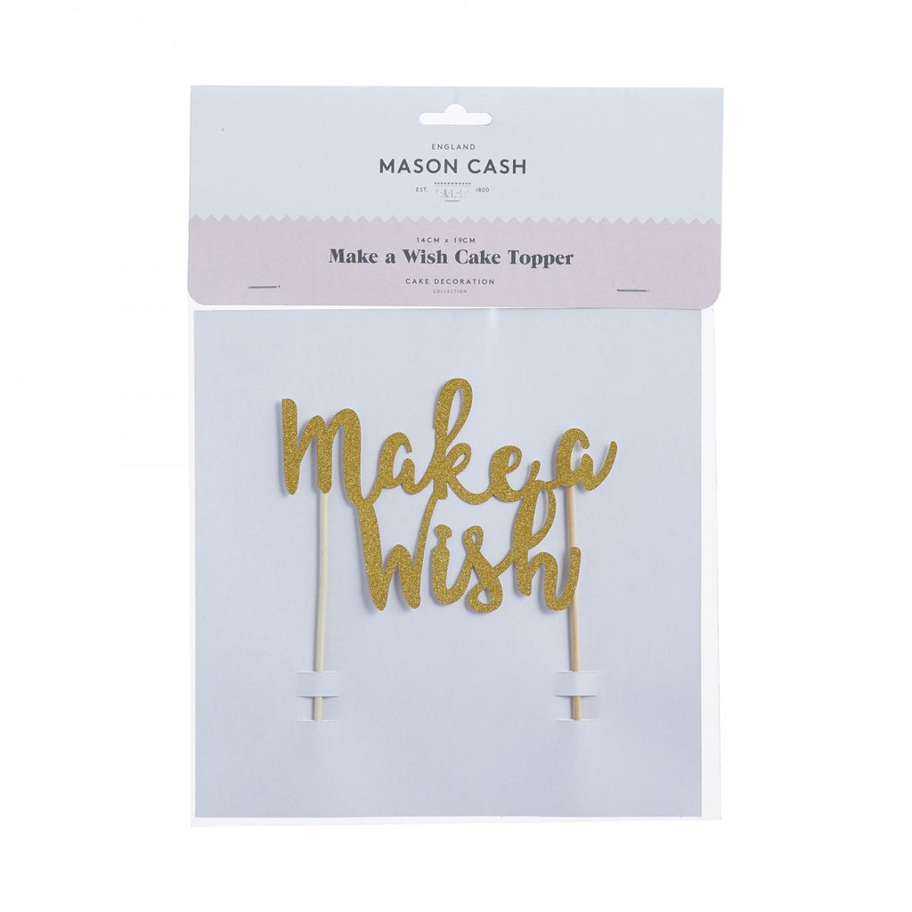 Image - MC Make A Wish Cake Topper, Golden