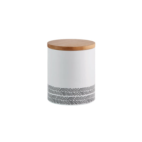 Typhoon Monochrome  Medium Storage Canister, 1L, White