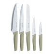 Image - Viners Organic Natural 6pce Knife Block Set