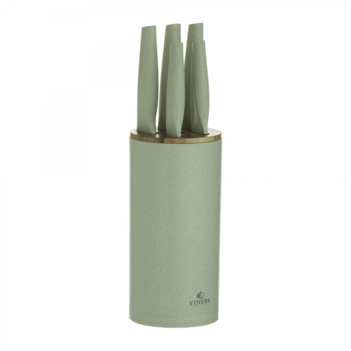 Image - Viners Organic Natural 6pce Knife Block Set