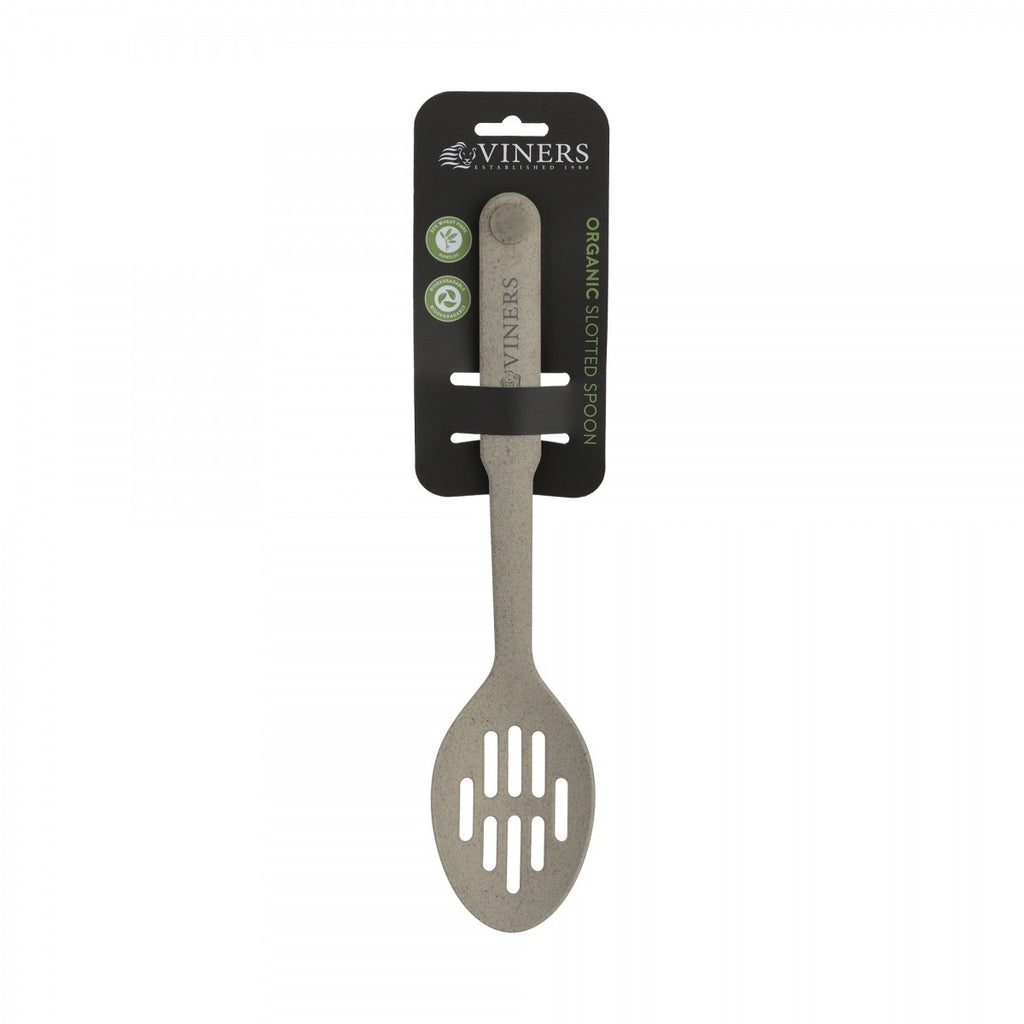 Image - Viners Organic Natural Slotted Spoon