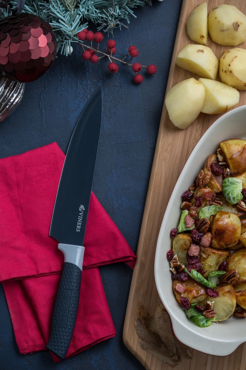 Image - Viners Horizon Indigo 6pc Knife Block Set