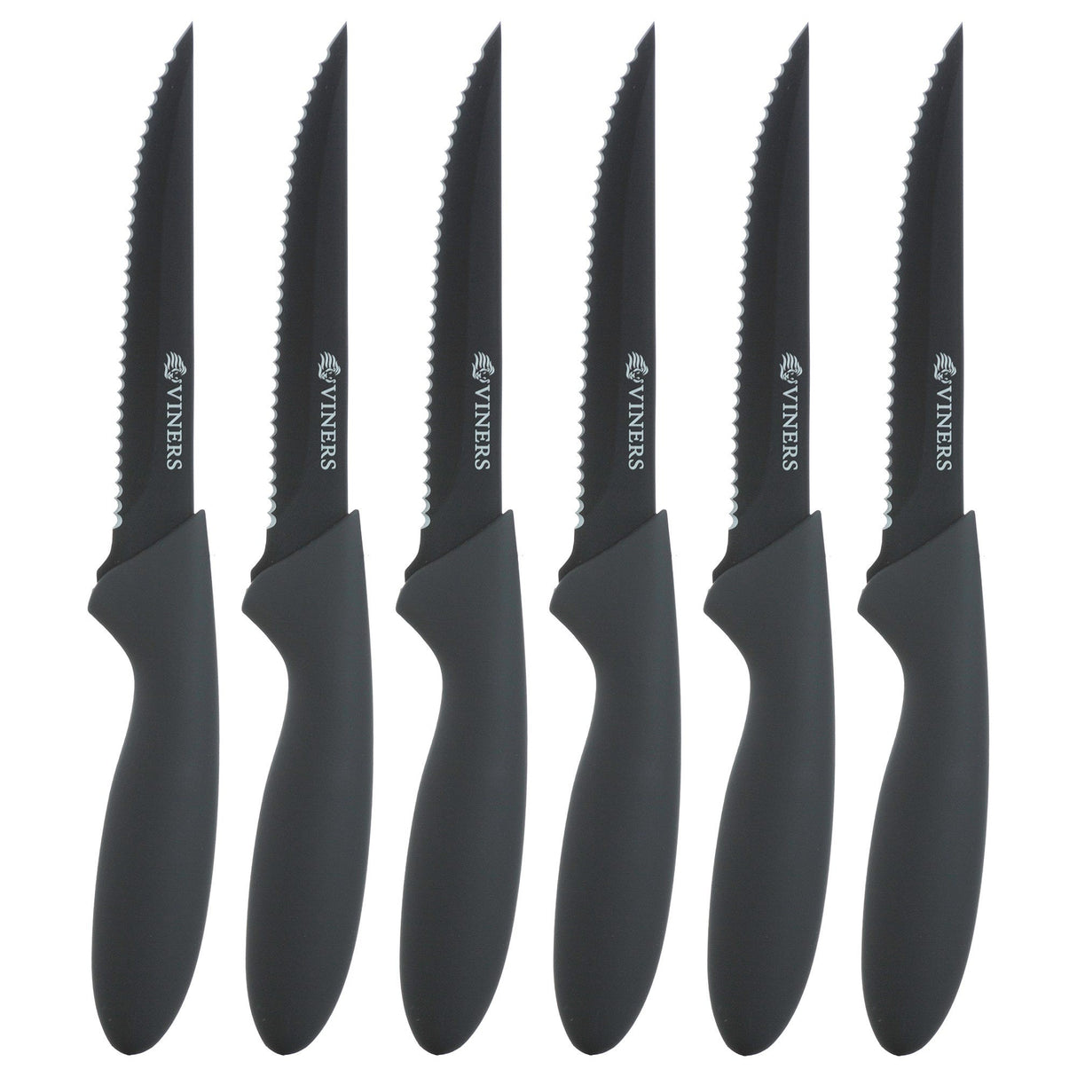 Image - Viners Select Grey 4pce Pastry Fork Set Giftbox