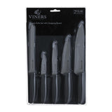 Image - VINERS Speckle 5pc Knife Set with Chopping Board