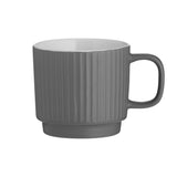 Mason Cash Embossed Mug, 355ml, Line Grey