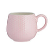 Mason Cash Embossed Honeycomb Mug, 350ml, Pink 