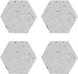 Image - Typhoon Elements Set Of 4 Terrazzo Hexagonal Coaster