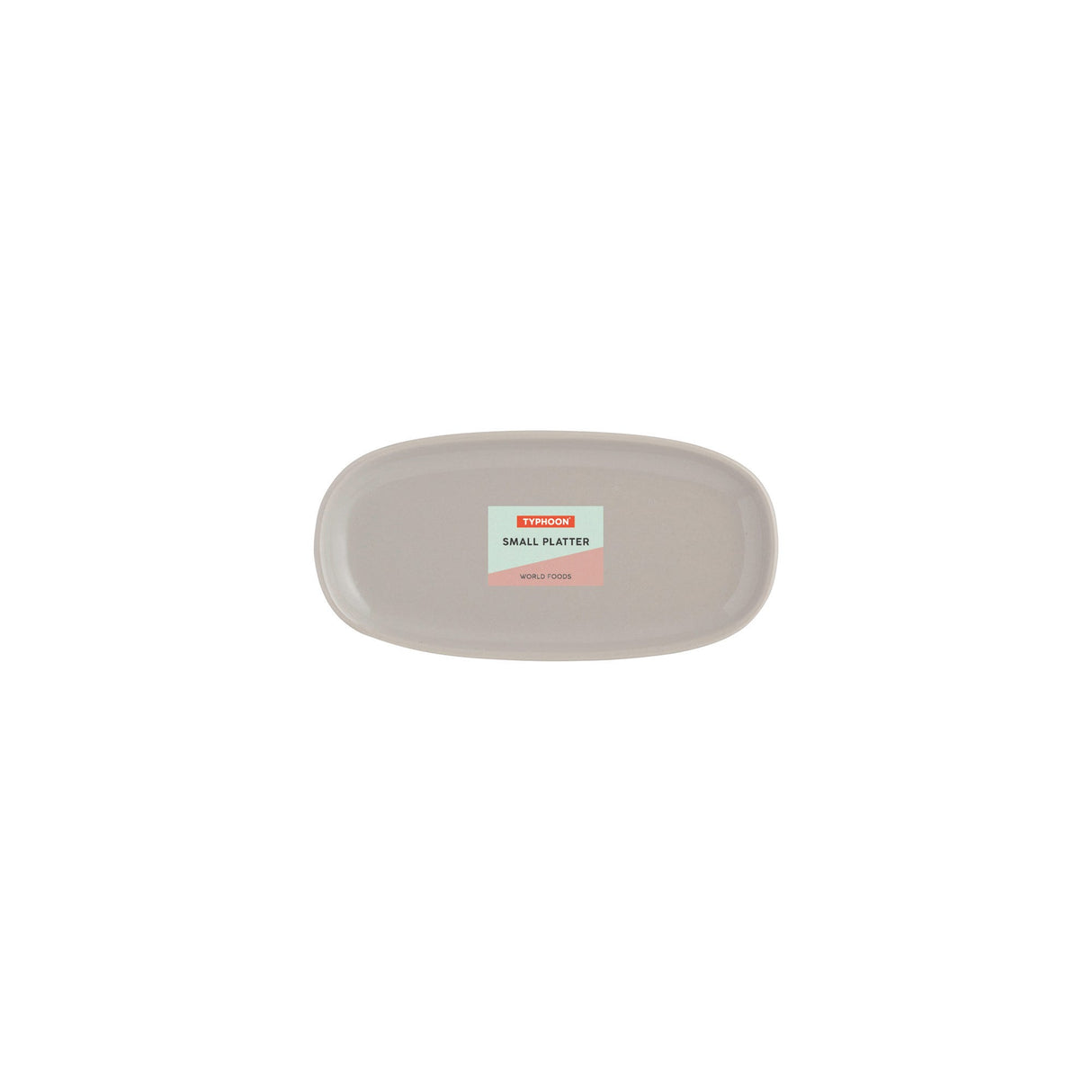 Typhoon World Foods Small Platter, Grey