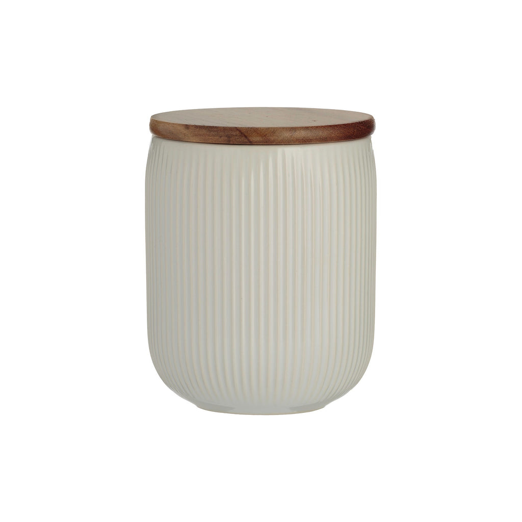 Image - Mason Cash Linear Storage Jar, D10 X H13cm, White
