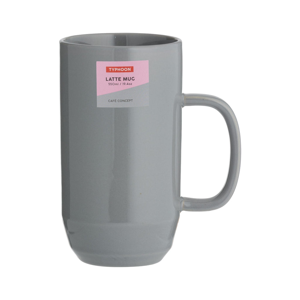 Image - Typhoon Cafe Concept Dark Grey 550ml Latte Mug