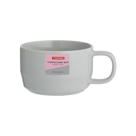 Image - Typhoon Cafe Concept Grey 400ml Cappuccino Mug