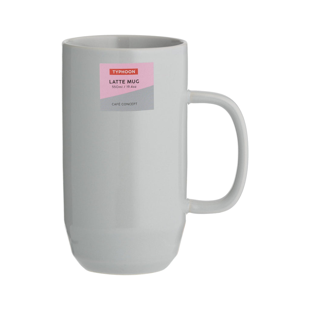 Image - Typhoon Cafe Concept Grey 550ml Latte Mug