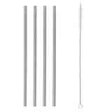 Image - Typhoon Pure Set Of 4 Steel Straws With Brush