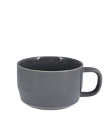 Image - Typhoon Cafe Concept Dark Grey 400ml Cappuccino Mug