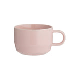 Typhoon Cafe Concept Ceramic Flat Mug, 300ml, Pink