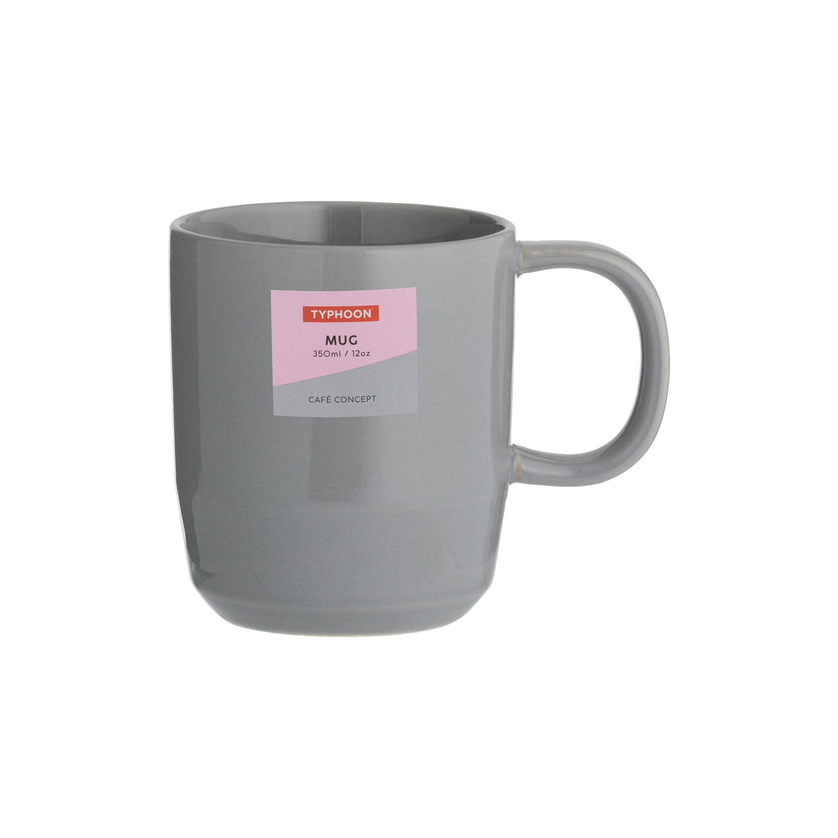 Typhoon Cafe Concept Mug, 350ml, Dark Grey
