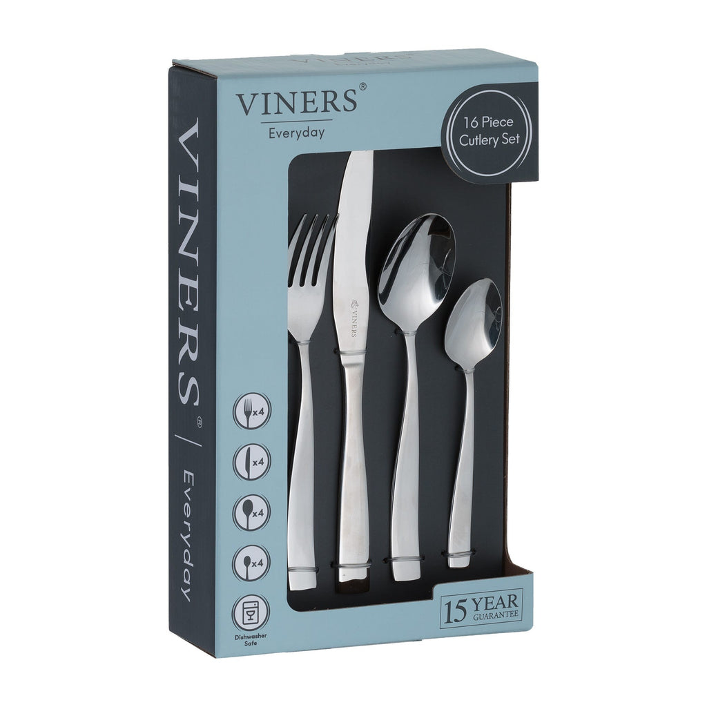 Image - Viners Everyday Purity 18/0 16pc Cutlery Set Giftbox