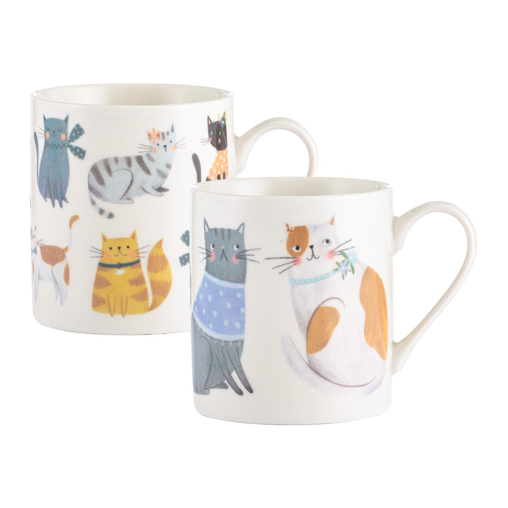 Image - Price & Kensington Cosy Cats Assorted Fine China Mugs