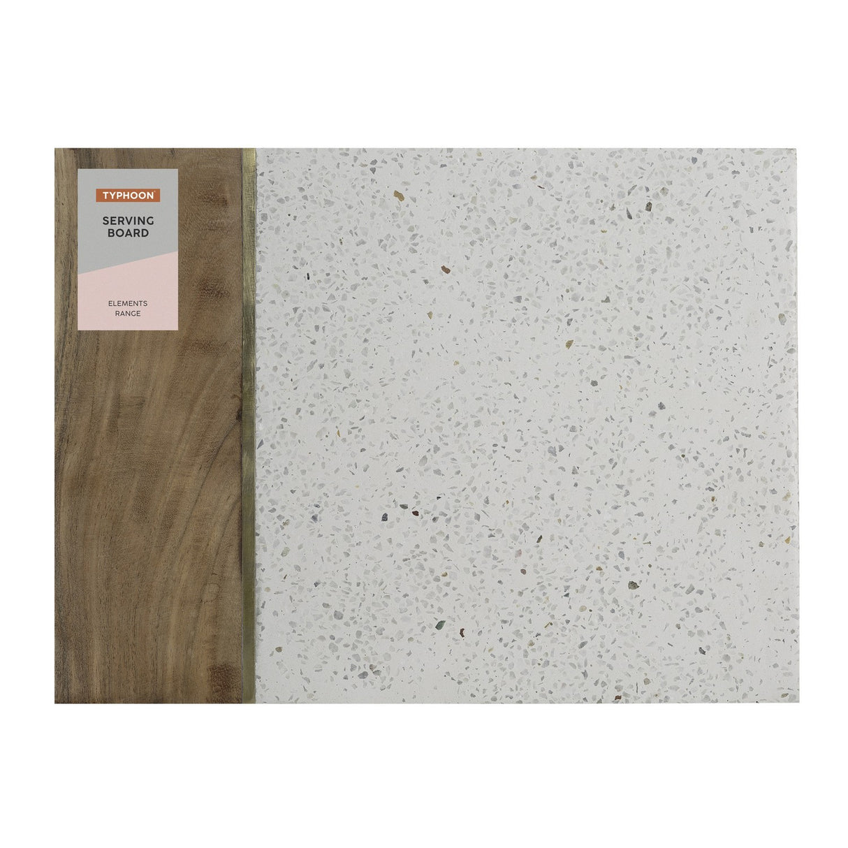 Typhoon Elements Terrazzo/Acacia Rectangular Board
