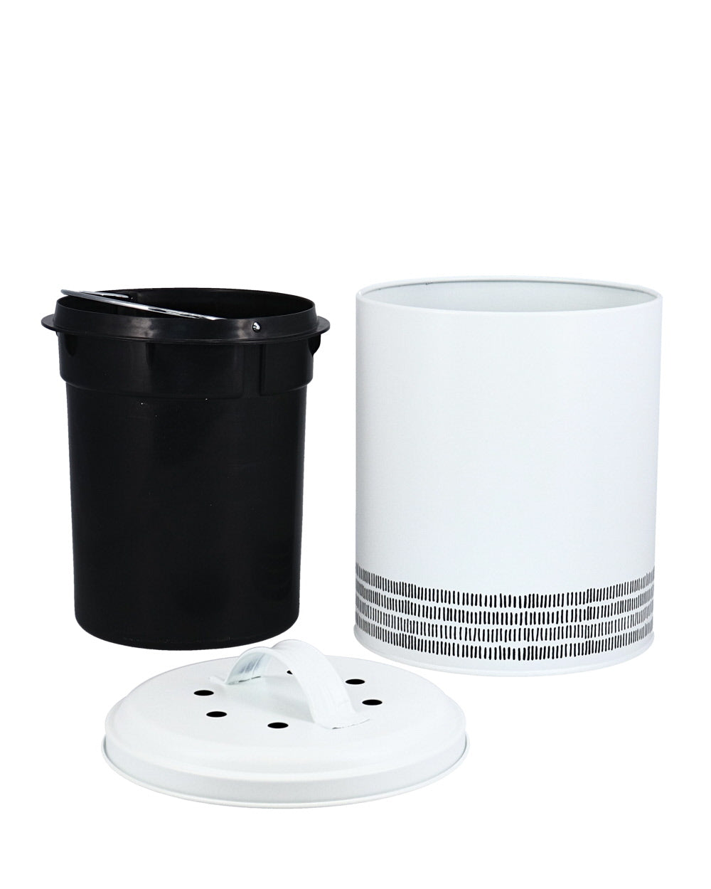 TYPHOON Monochrome Composter, 2.5L, White