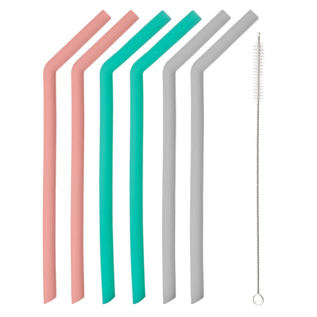 Image - Typhoon Set 6 Silicone Bent Straws