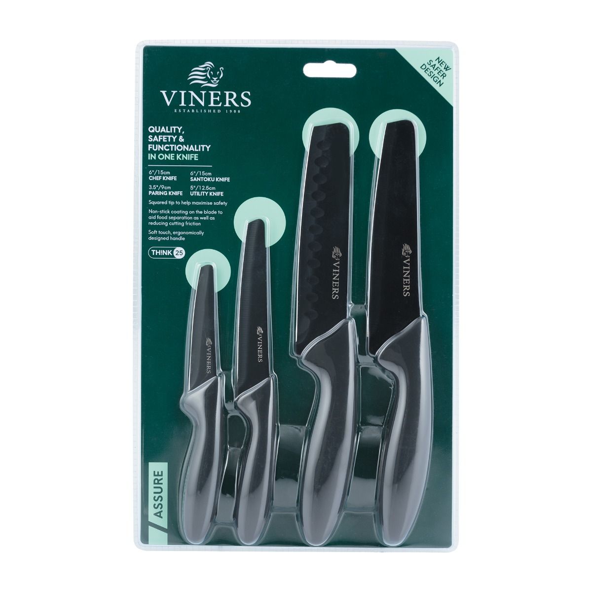 Image - Viners Assure 4 Pce Knife Set
