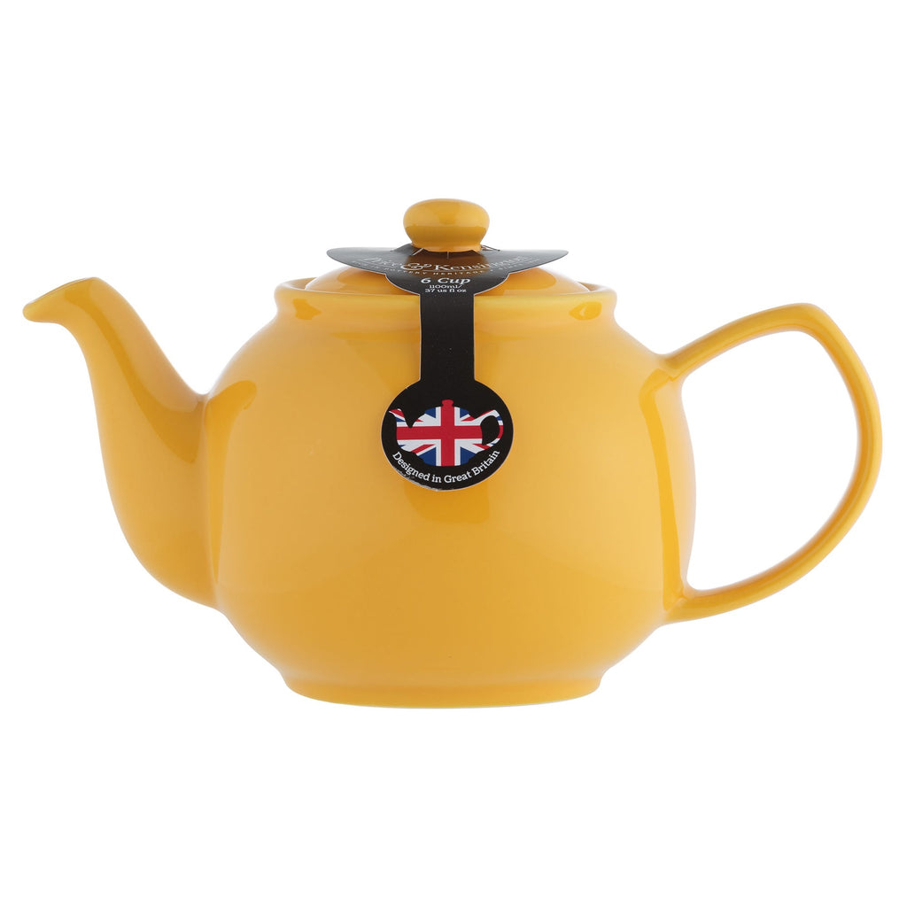 Image - Price & Kensington Mustard 6 Cup Teapot, Yellow