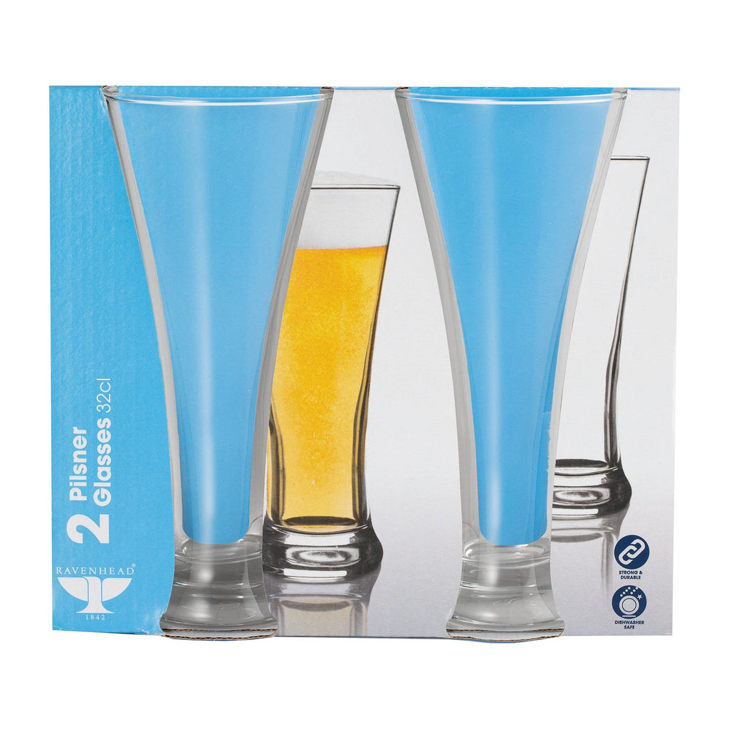 Image - Ravenhead Essentials Slv2 Lager Glasses 32cl