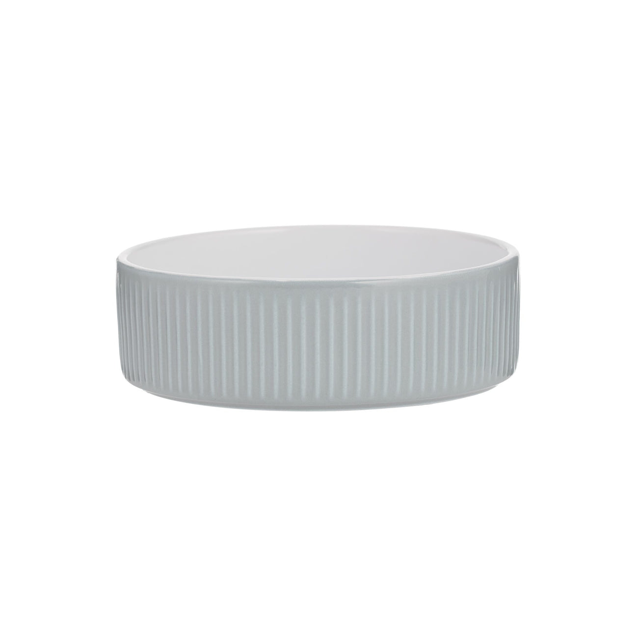 Mason Cash Linear Grey Pet Bowl, 300ml, Grey, Set of 2