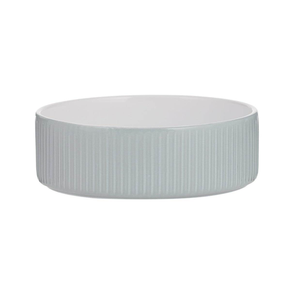 Image - Mason Cash Linear Grey Pet Bowl 15x5cm