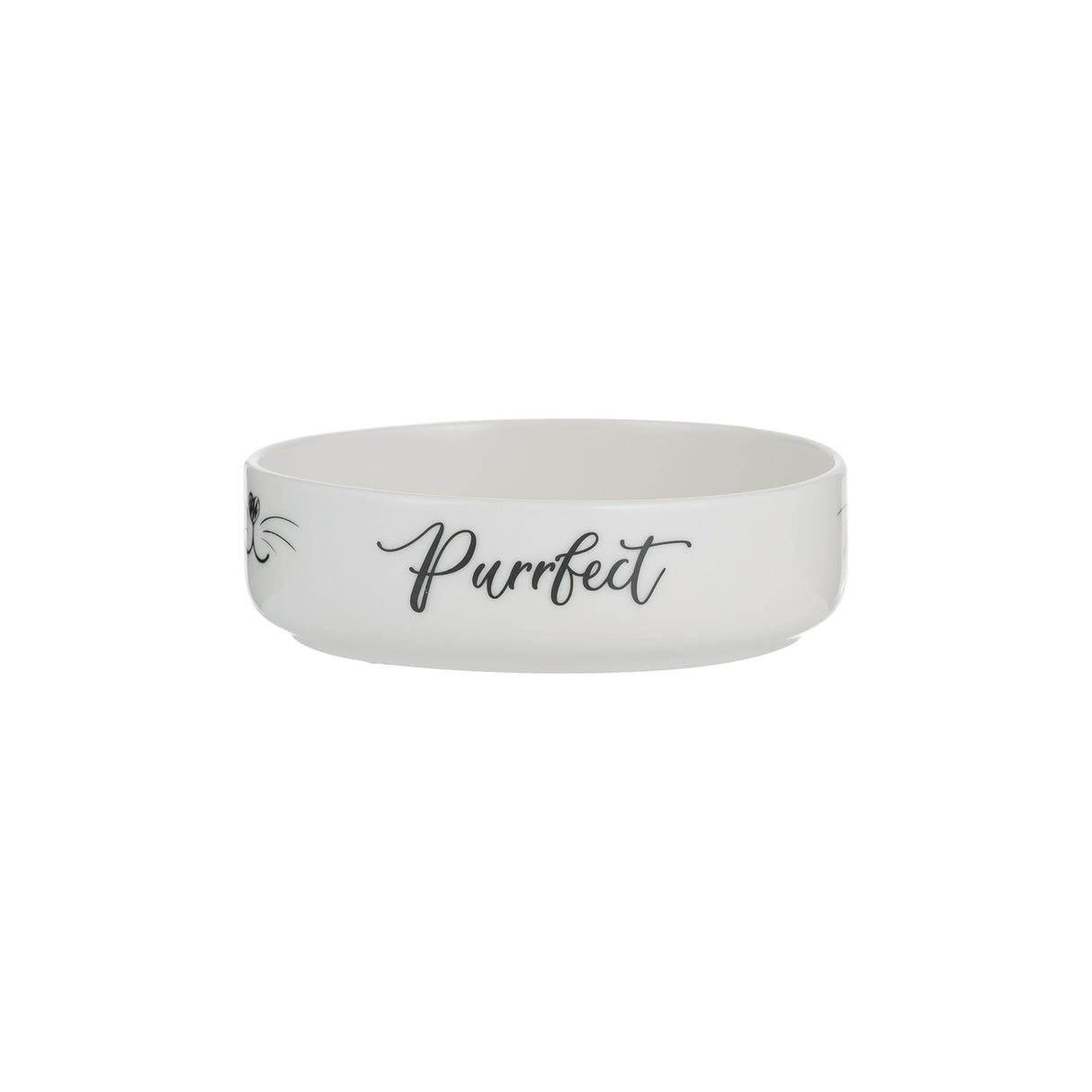 Mason Cash Purrfect Cat Bowl, 13x4cm, White
