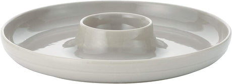 Typhoon World Foods Chip & Dip Bowl, Grey Typhoon World Foods Chip & Dip Bowl, Grey 
