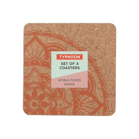 Image - Typhoon World Foods Set Of 4 Cork Coasters