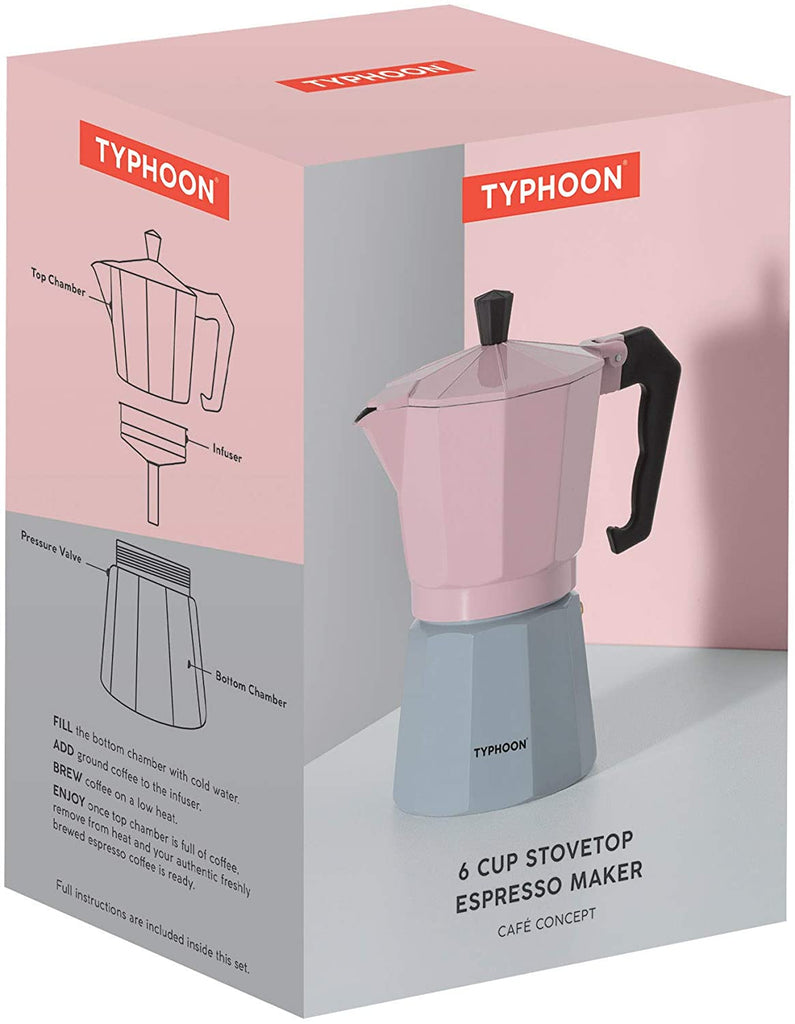 Image - Typhoon Cafe Concept 6 Cup Stovetop Espresso Maker