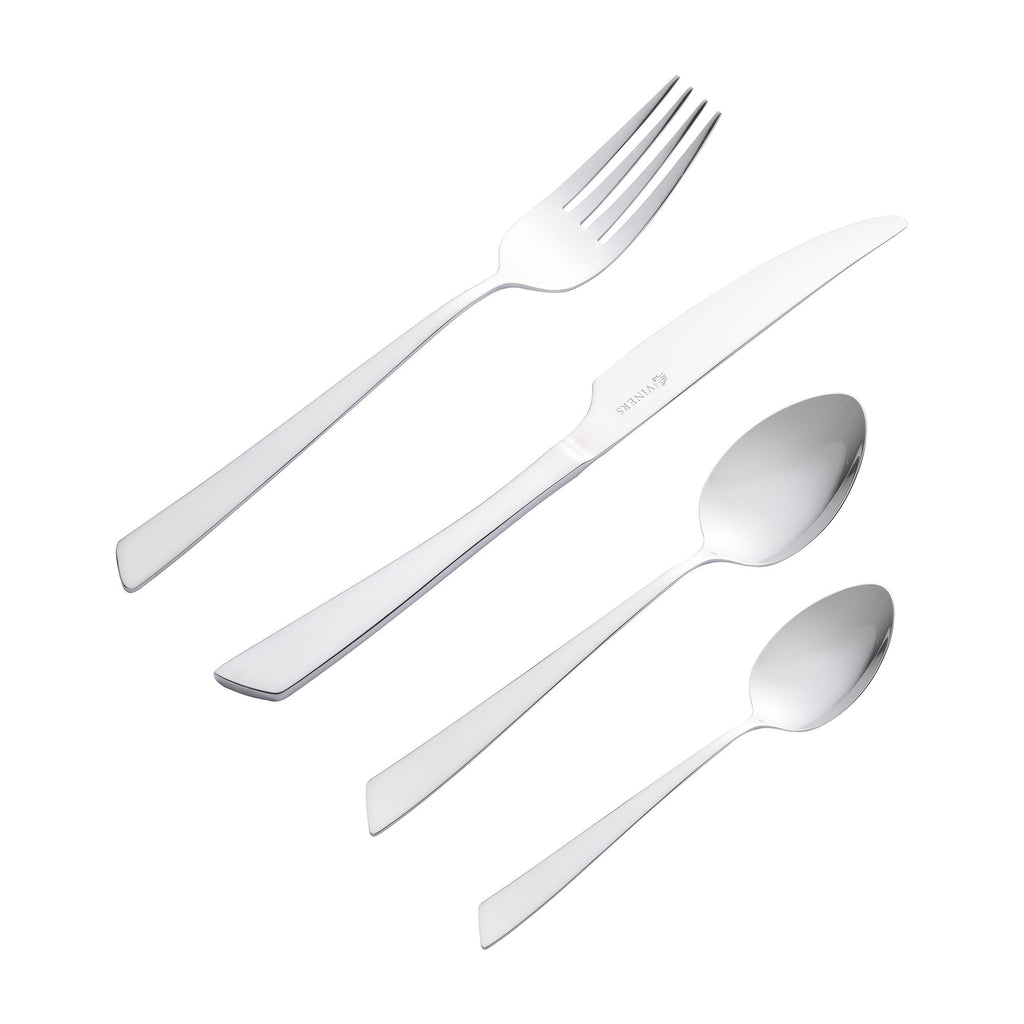 Image - Viners Elegance 18/0 Stainless Steel Cutlery Set, 16pcs, Silver
