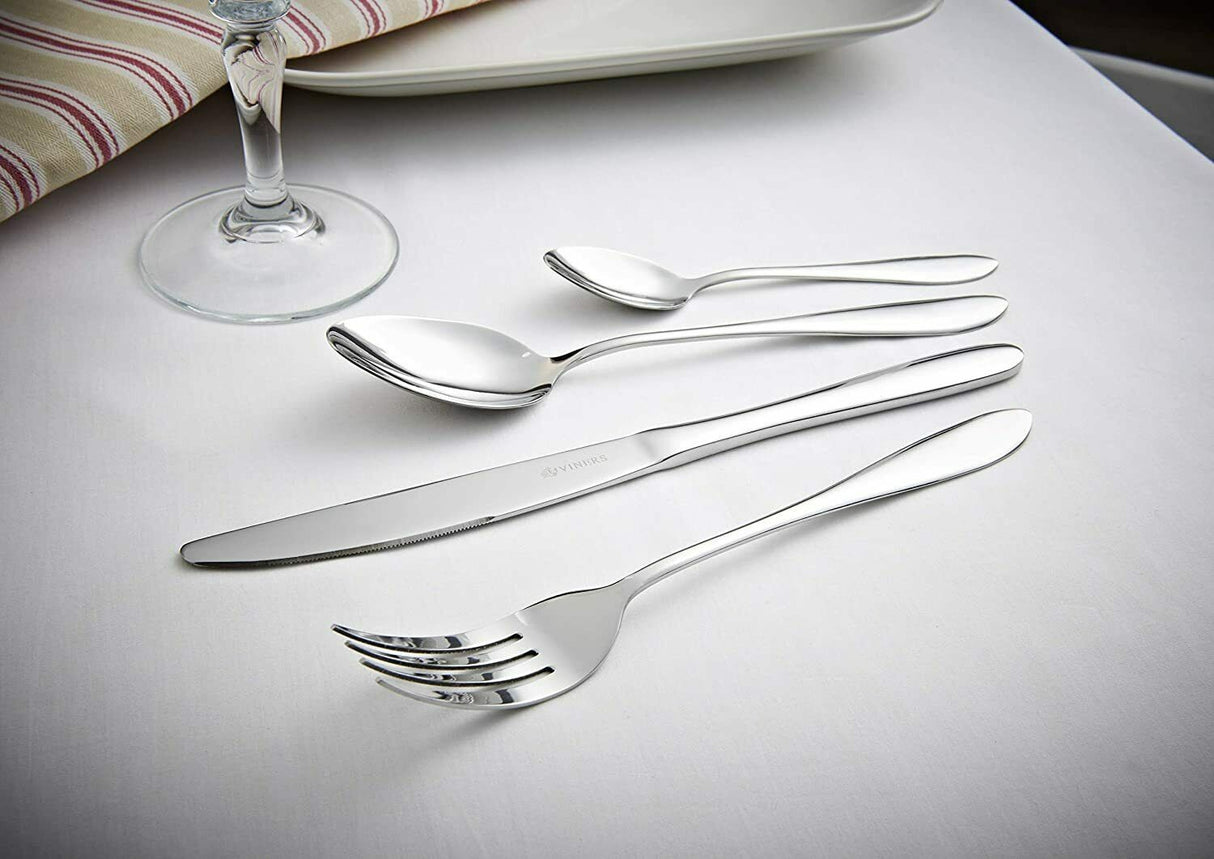 Image - Viners Elegance 18/0 Stainless Steel Cutlery Set, 16pcs, Silver
